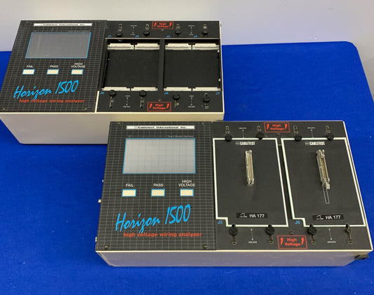 ANALYSEUR DE CÂBLAGE HAUTE TENSION CABLETEST H1500P-HV1 HORIZON 1500 PIÈCES/RÉPARATION QTÉ 2