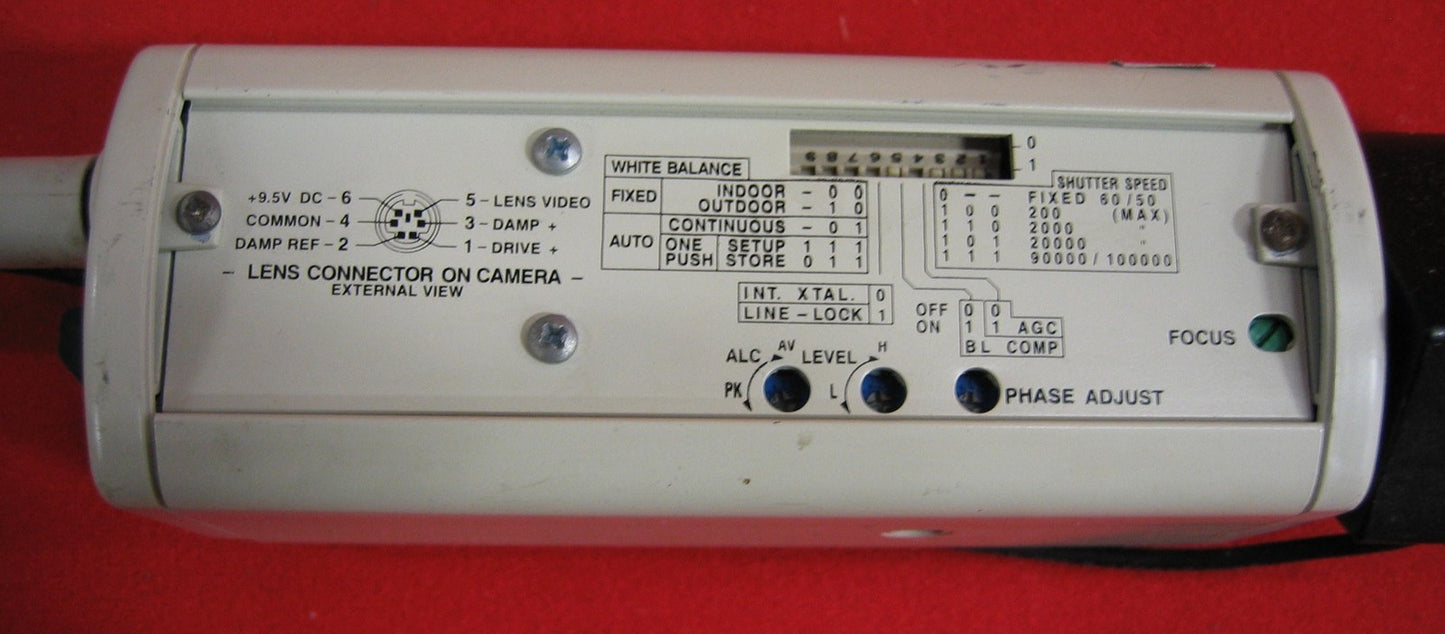 BURLE SECURITY PRODUCTS TC372 商用ビデオカメラ