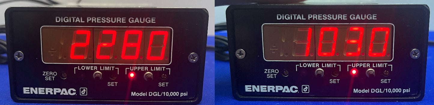 MANÓMETRO DIGITAL ENERPAC DGL1 / DGL-1 10.000 PSI - PARA PIEZAS/REPARACIÓN