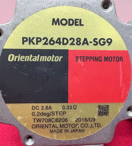 ORIENTAL MOTOR PKP264D28A-SG9 HIGH-TORQUE 2PH STEPPER MOTOR - 1 LOT QTY 2