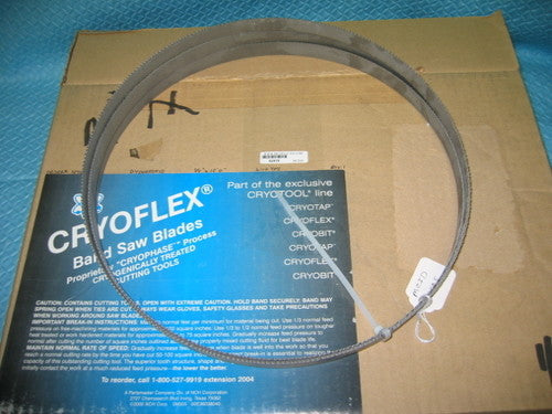 CRYOFLEX BANDSAW BLADE 3/4 10 FOOT 6-10 TPI