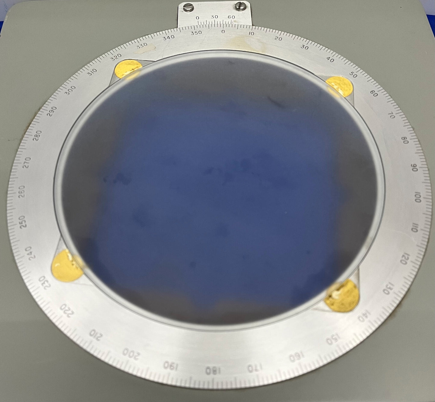 TABLERO DE MEDICIÓN DE VIDRIO GIRATORIO CHARLES SUPPER CO MODELO 280 360 GRADOS