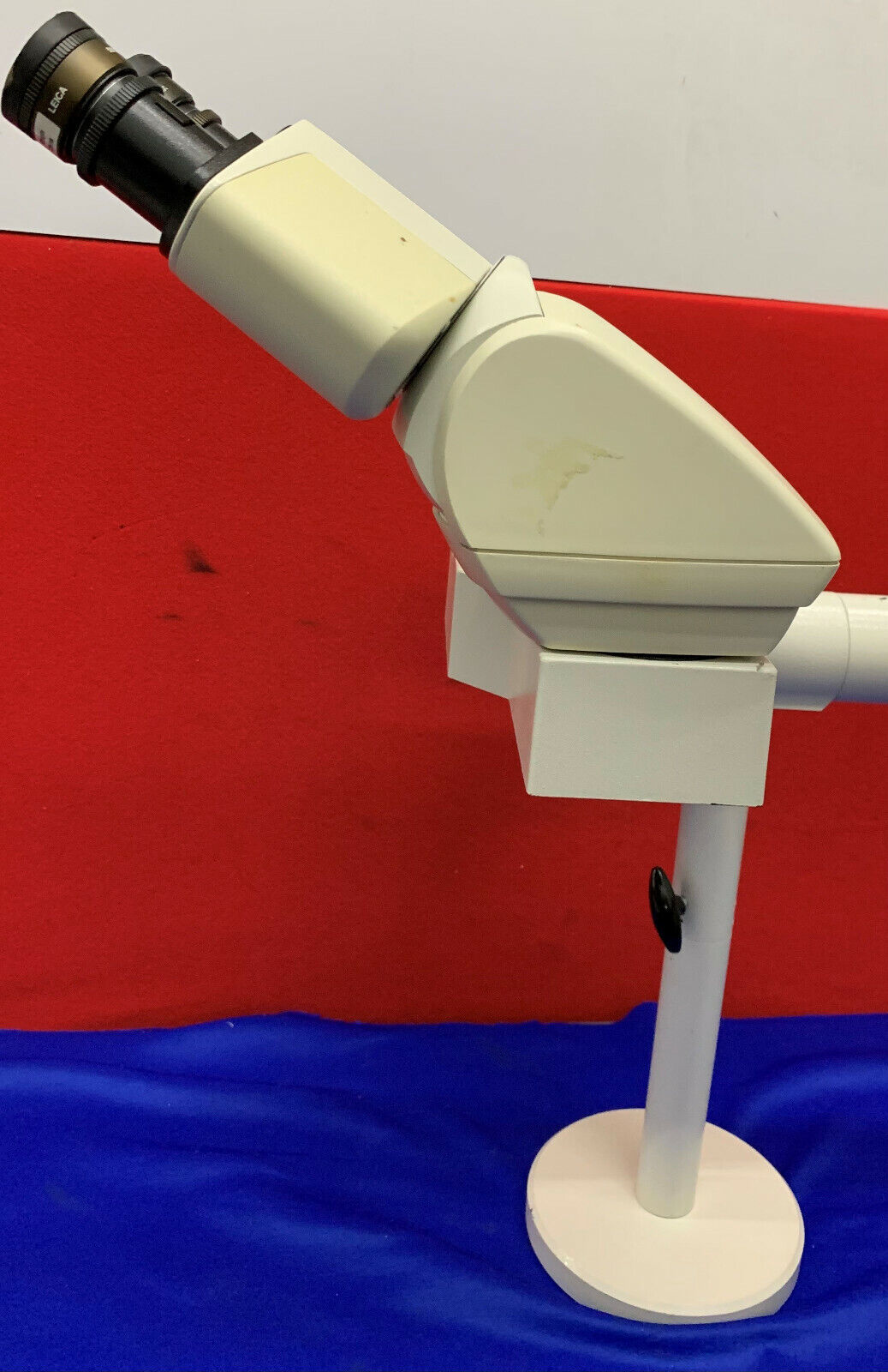 Cabezal de microscopio binocular ergonómico Leica 501504, oculares de 10 aumentos