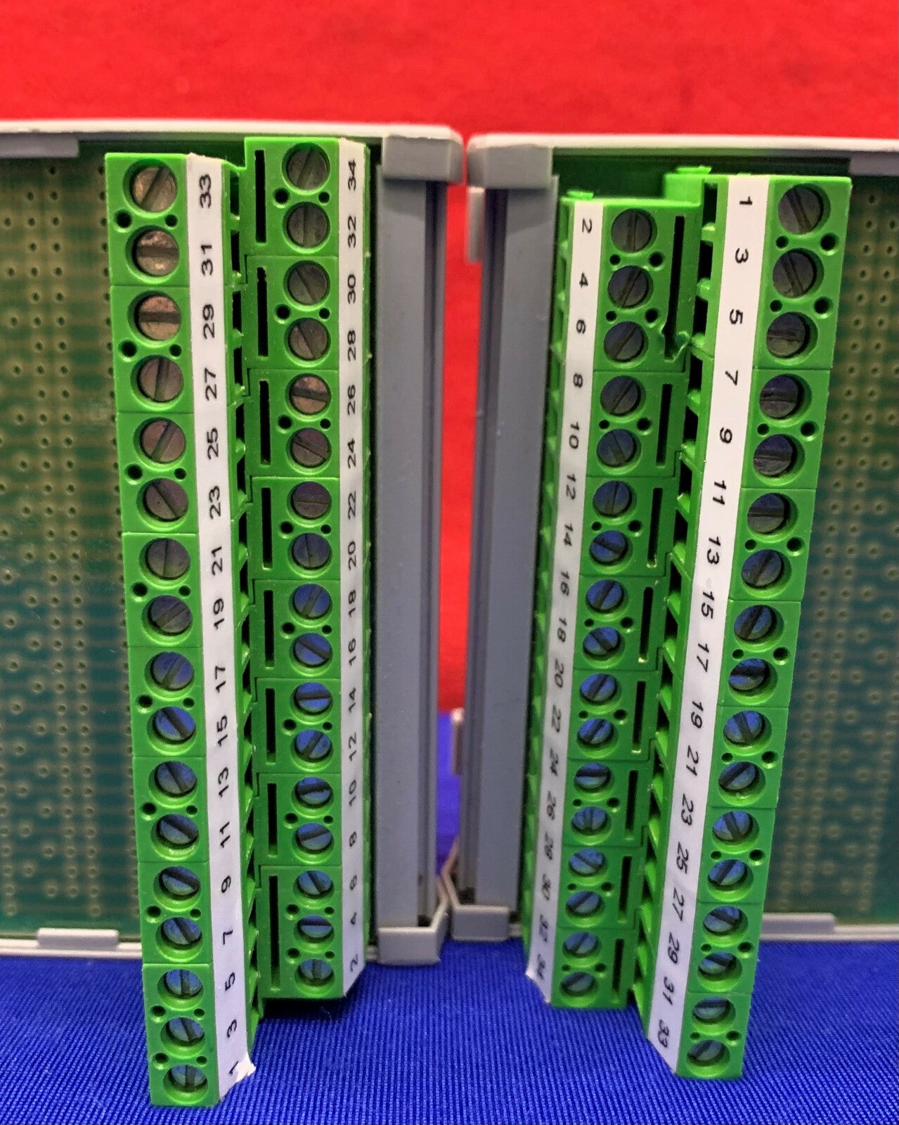 Lot de 2 - Module de bornier 34 fils Connectwell IMIDC/34/H/L