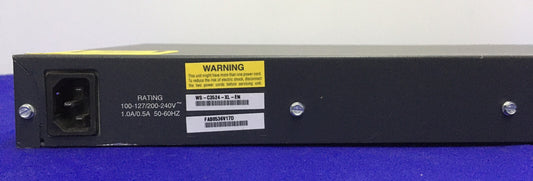 CISCO SYSTEMS 3500 SERIES XL SN FAB0536V17D 24 PORT ETHERNET ROUTER 48 VDC & 12