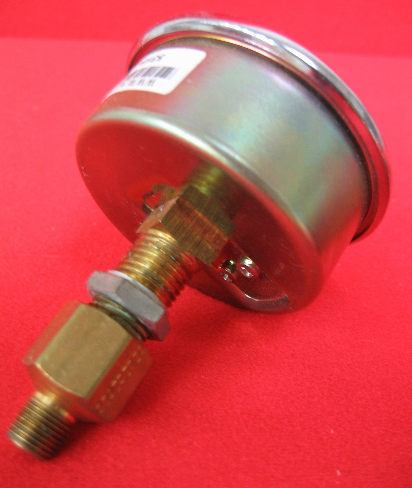 CONECTOR TRASERO DE MANÓMETRO NOSHOK 60 PSI 0-60 PSI PARA MONTAJE EN PANEL DE 1/4"