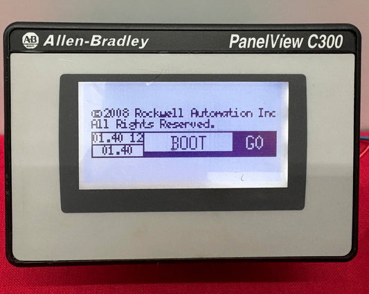 Allen Bradley AB PANELVIEW C300 CAT: 2711C-T3M SER. B REV B SS0ZY7LS 24VDC