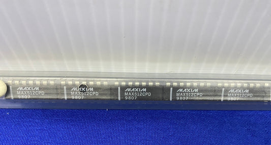 MAXIM MAX512CPD 9807 D/A CONVERTER 1 FUNC - TUBE WITH QTY 10 PCS
