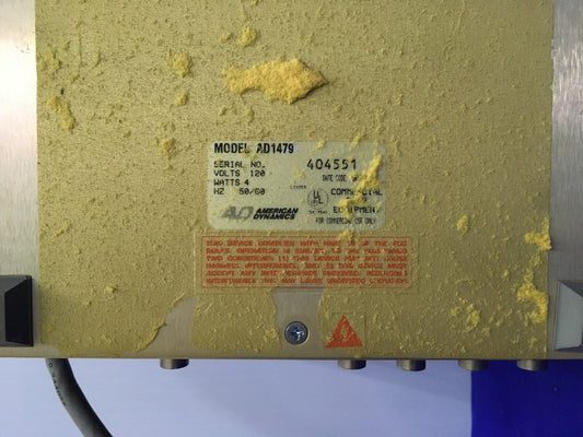 AMERICAN DYNAMICS AD AD1479 MINI QUAD ÜBERWACHUNGSKAMERA VIDEO-FEED