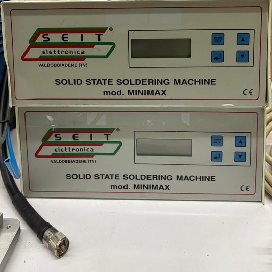 2 SEIT MINIMAX SOLID STATE RF INDUCTION HEAT UNITS and MILLER COOLMATE 3 /PARTS