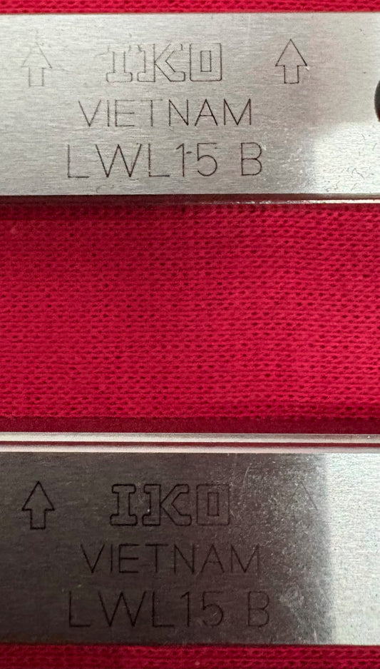 IKO LWL15B LINEAR GUIDE RAIL SLIDE BLOCK E974 - 1 LOT QTY 5