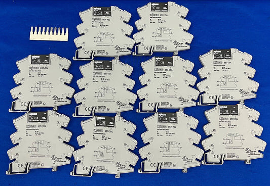 MODULO RELÈ A STATO SOLIDO WAGO 857-704 CON RELÈ A STATO SOLIDO 857-164 - QTY DA 10