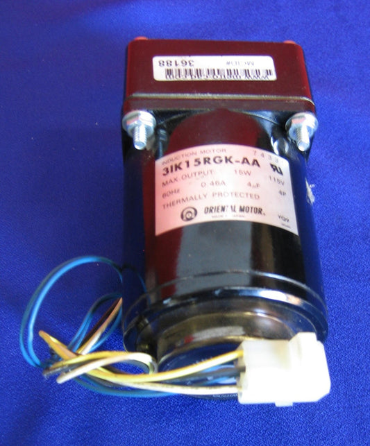 Oriental Motor 31K15RGK-AA Induction Motor, SN 74331,Thermally Protected Max Out