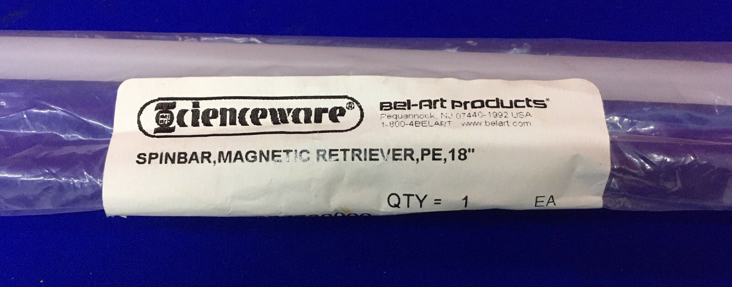 COLE-PARMER SCIENCEWARE BEL-ART 08555-40 18" RETRIEVER-RÜHRSTAB