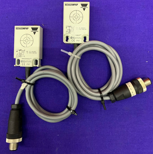QTY 2 - Carlo Gavazzi EC5525NPAP Capacitive Proximity Sensors