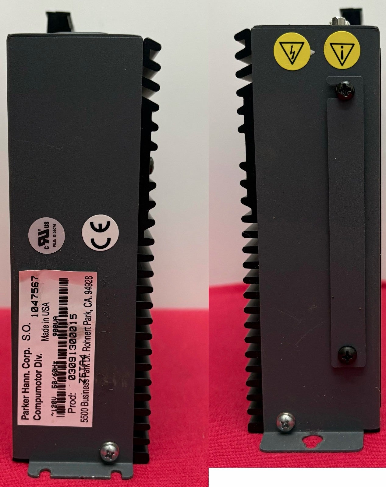 PARKER HANN COMPUMOTOR ZETA4 MICROSTEPPING DRIVE p/n 87-014030-02A 03091300015
