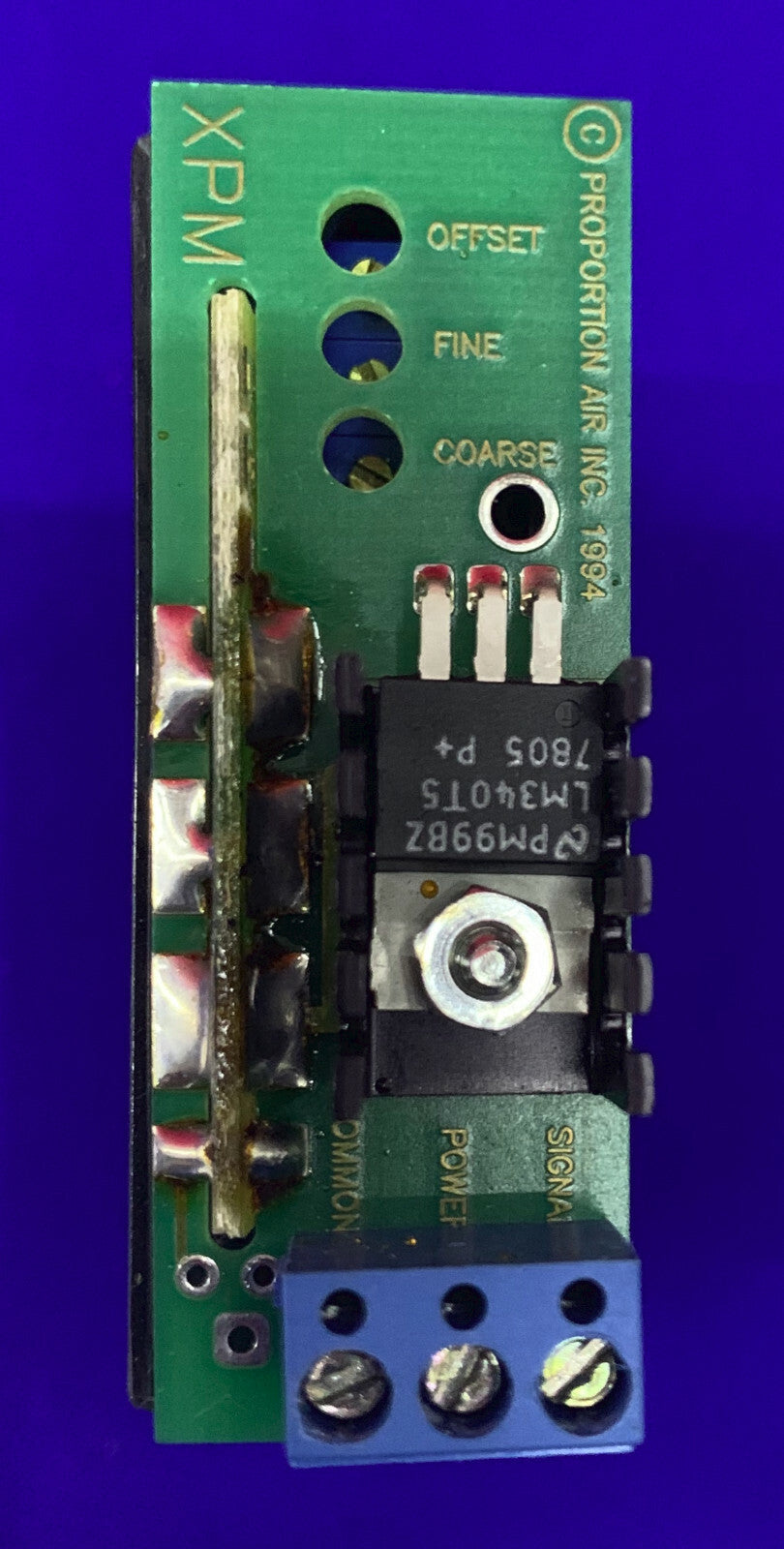 INDICATORE DI PRESSIONE DIGITALE A LED PROPORTION-AIR PM-1-100-E SN 2549