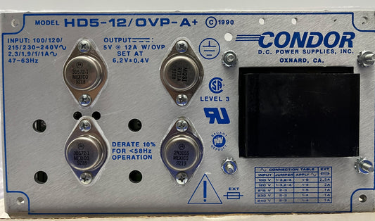 CONDOR HD5-12/OVP-A+ DC-VOEDING 5V 12A
