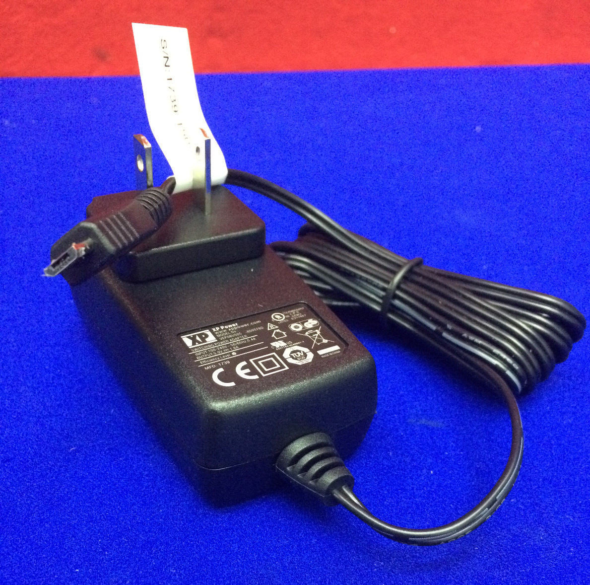 XP Power 5 VDC 1.6A USB MICRO B 電源 100-240 VEP08US05-Micro B - 数量 2
