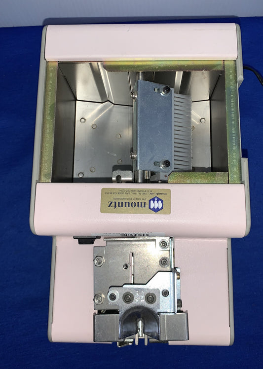 H1OS / MOUNTZ HS-40 HS-450 ALIMENTATORE AUTOMATICO A COCLEA - MANCANTE PIASTRA DI COPERTURA DELLA TRAMOGGIA
