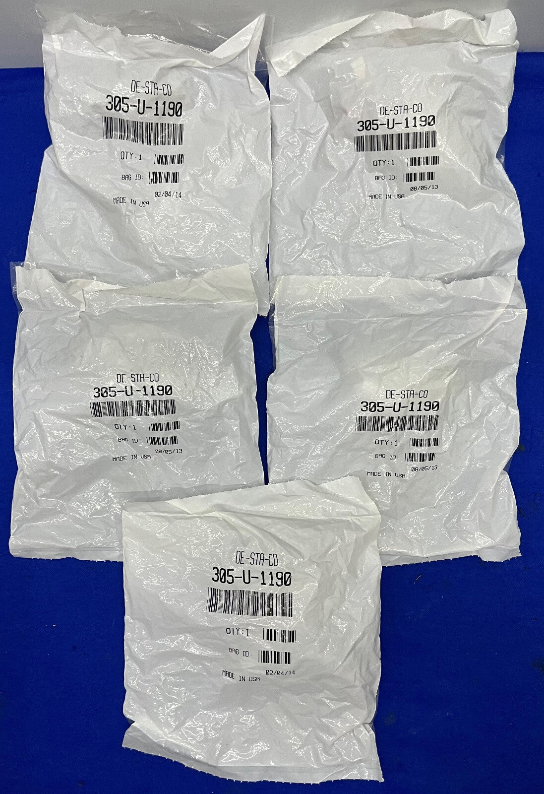 DE-STA-CO 305-U-1109 MANUAL HOLD-DOWN CLAMP LOT OF 5