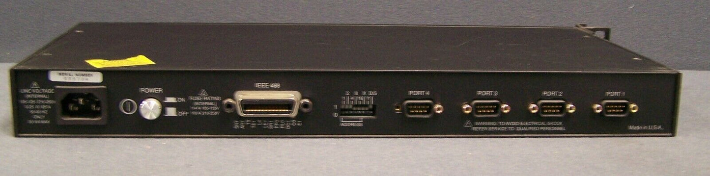 IO TECH SERIAL 488/4 BUS CONVERTER IEEE 488 SN 055734