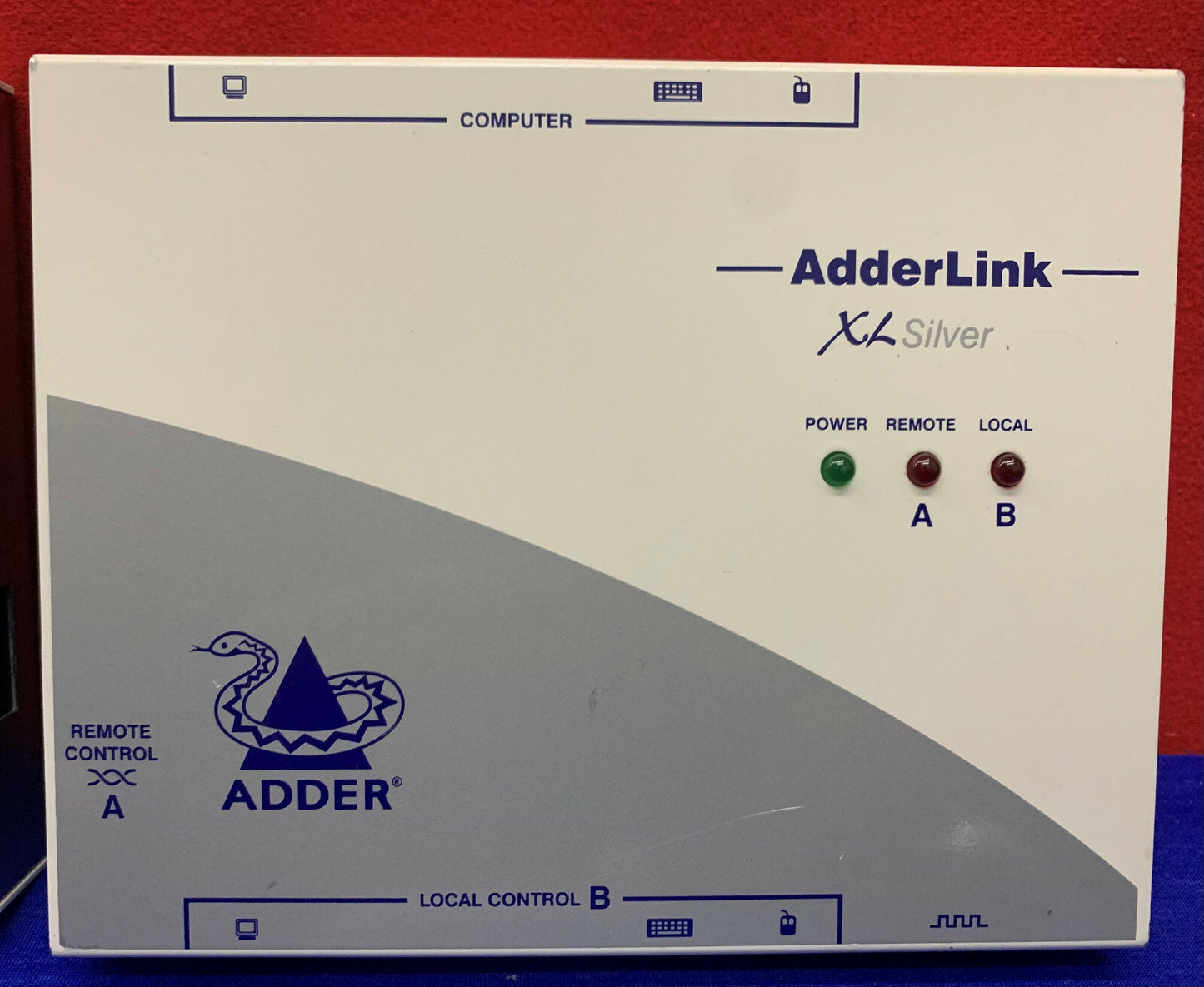 Lotto di 2 AdderLink XLSliver CAT 5 EXTENDER ALSTX 5V DC