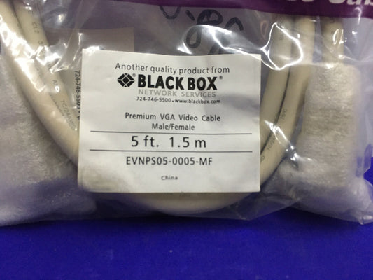 BLACK BOX NETWERKDIENSTEN EVNPS05-0005-MF 5FT 1,5m PREMIUM VGA-VIDEOKABEL