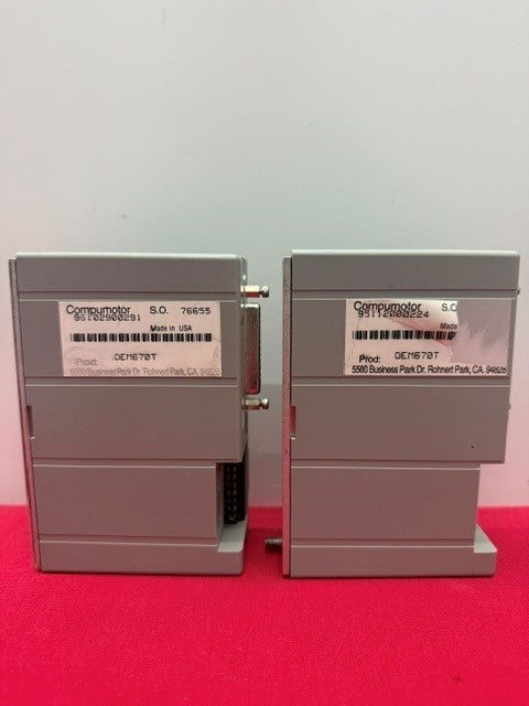PARKER COMPUMOTOR OEM770T TORQUE SERVO DRIVE STEPPER CONTROLLER - 1 LOT QTY 2