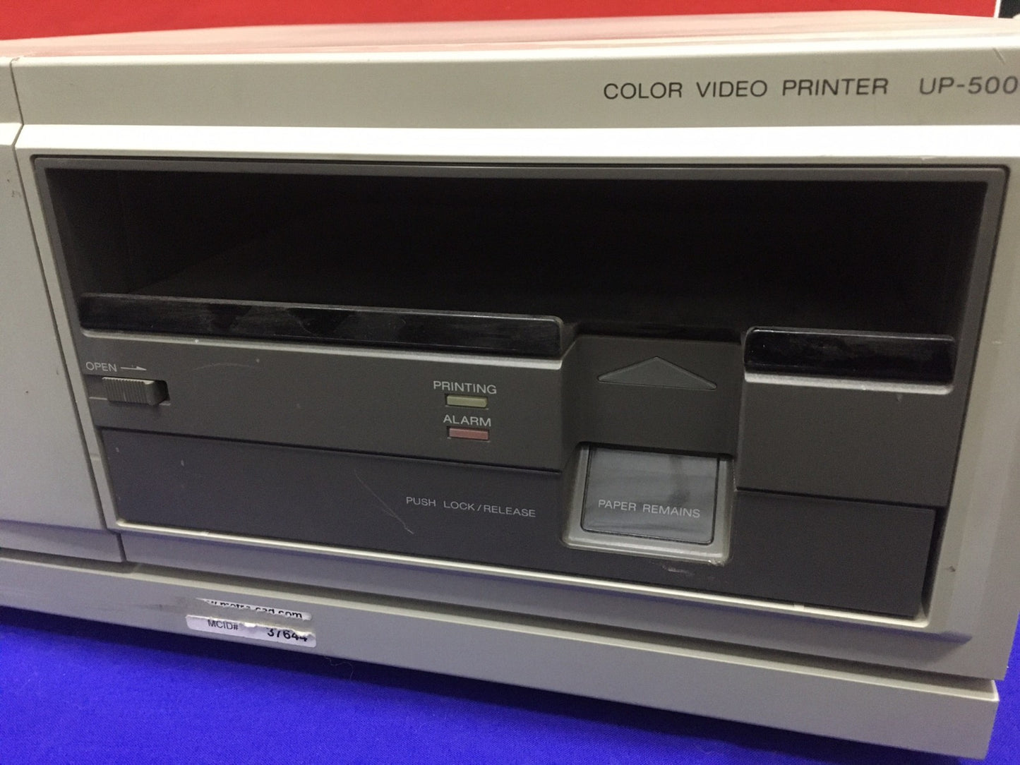 SONY UP-5000SN 56467 COLOR VIDEO PRINTER AC 120V 50/60HA 6A FOR PARTS REPAIR