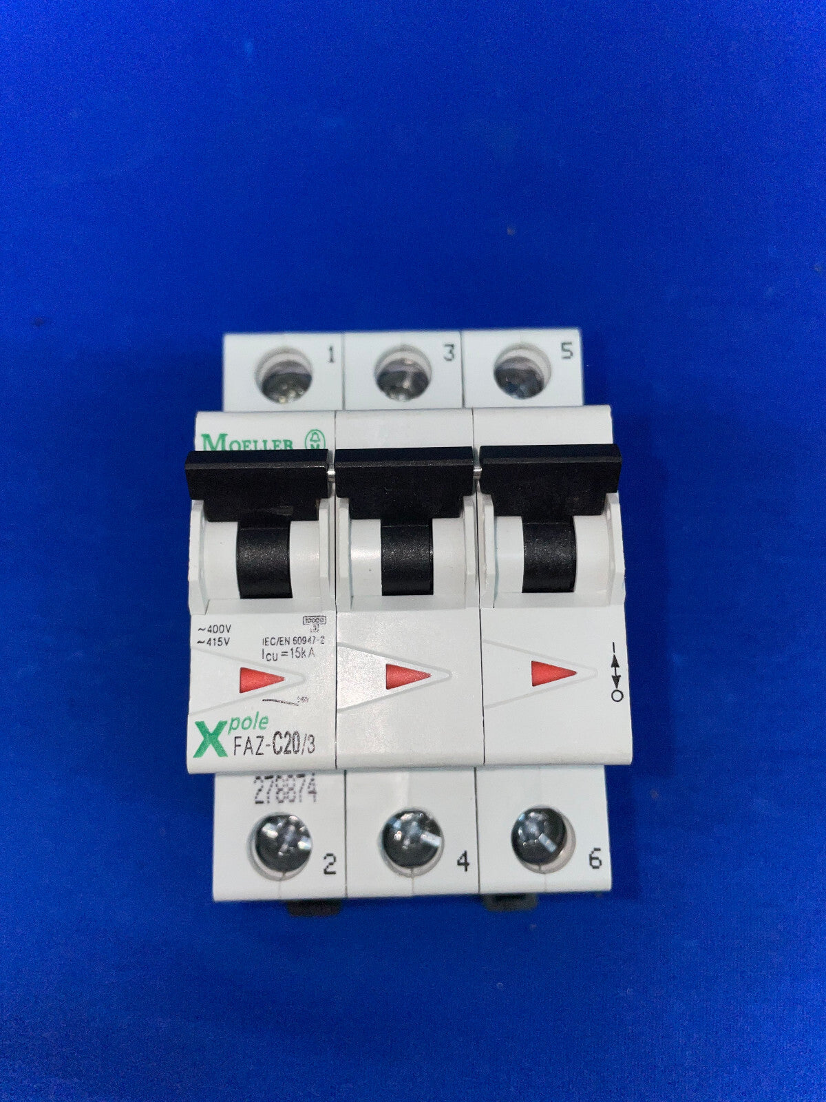 MOELLER, FAZ-C20/3, MINI INTERRUTTORE AUTOMATICO A X POLI