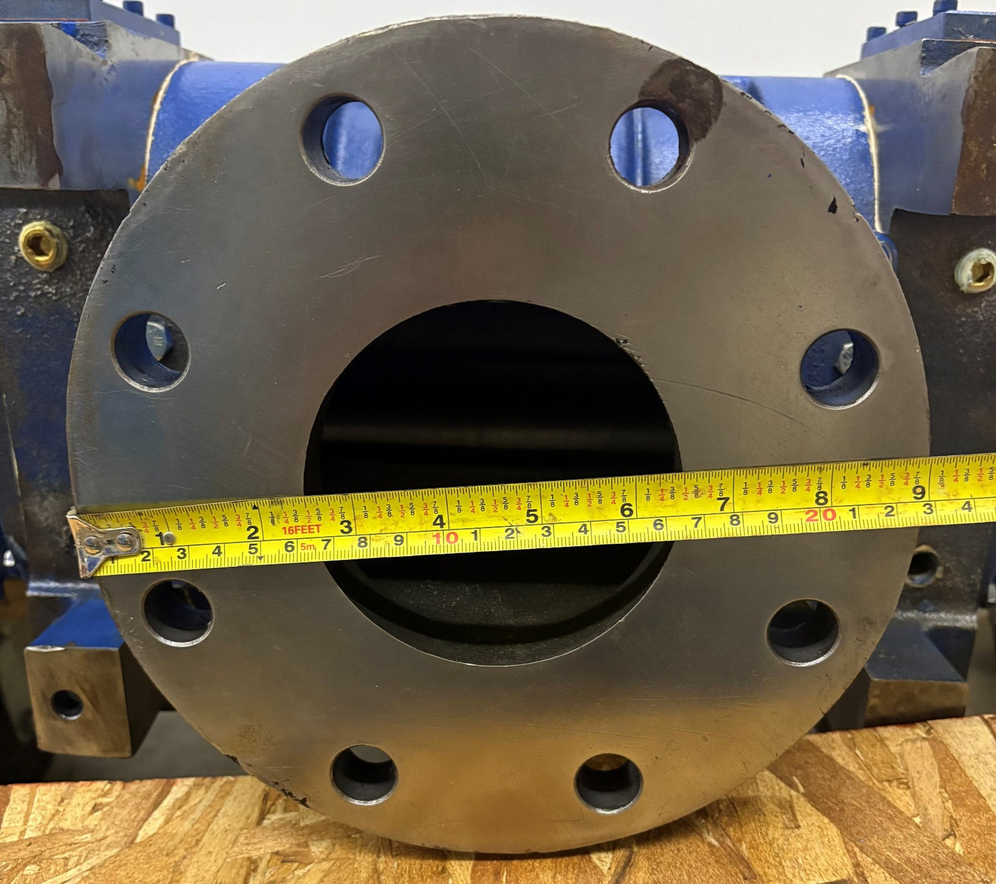 VACUUM BOOSTER BLOWER 9" FLANGE W/ BALDOR 3 HP ELECTRIC MOTOR - PARTS/REPAIR