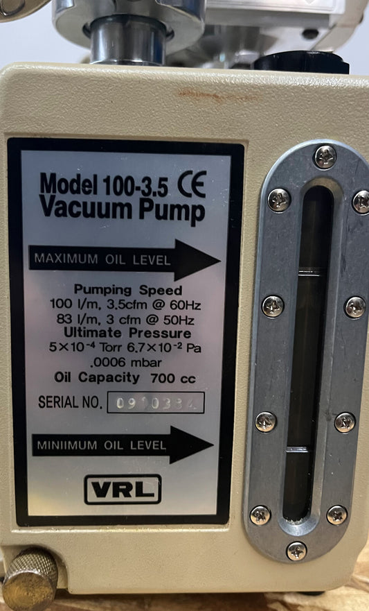 COLE PARMER STABLE TEMP VACUUM OVEN 282A 115V 15A 60HZ CAT. 05017-10
