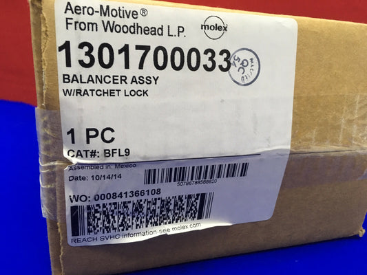 WOODHEAD L.P. 1301700033 BALANCER ASSY W/RATCHET LOCK