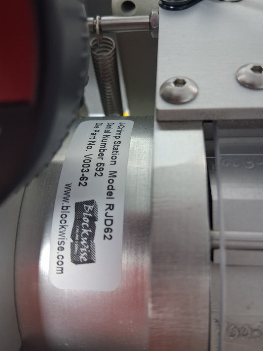 Blockwise RJD62 J Crimp Station Radial Copression RJJ Heated Chamber and Head