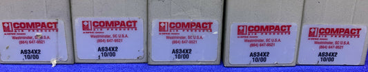 COMPACT AIR PRODUCTS AS34X2 PNEUMATISCHE LUCHTCILINDERS. VERKOOP ALS 1 PARTIJ VAN HOEVEELHEID 5