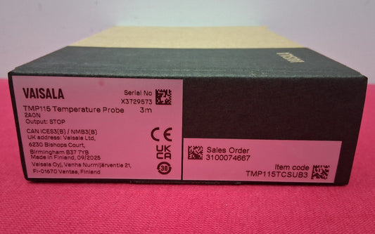 VAISALA TMP115 TEMPERATURE PROBE 3M 240N TMP115TCSUB3 NEW OPEN BOX