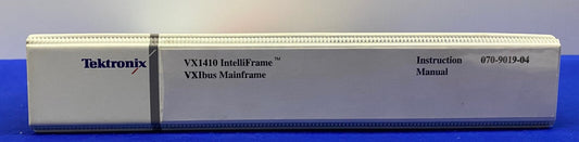 TEKTRONIX 070-9019-04 VX1410 INTELLIFRAME ™ VXIBUS MAINFRAME BEDIENUNGSANLEITUNG