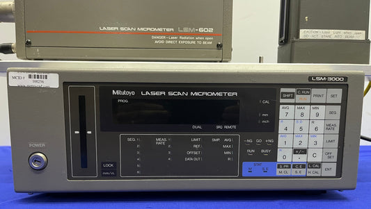 MITUTOYO LSM-3000 / LSM-602 LASER SCAN MICROMETER FOR PARTS/REPAIR