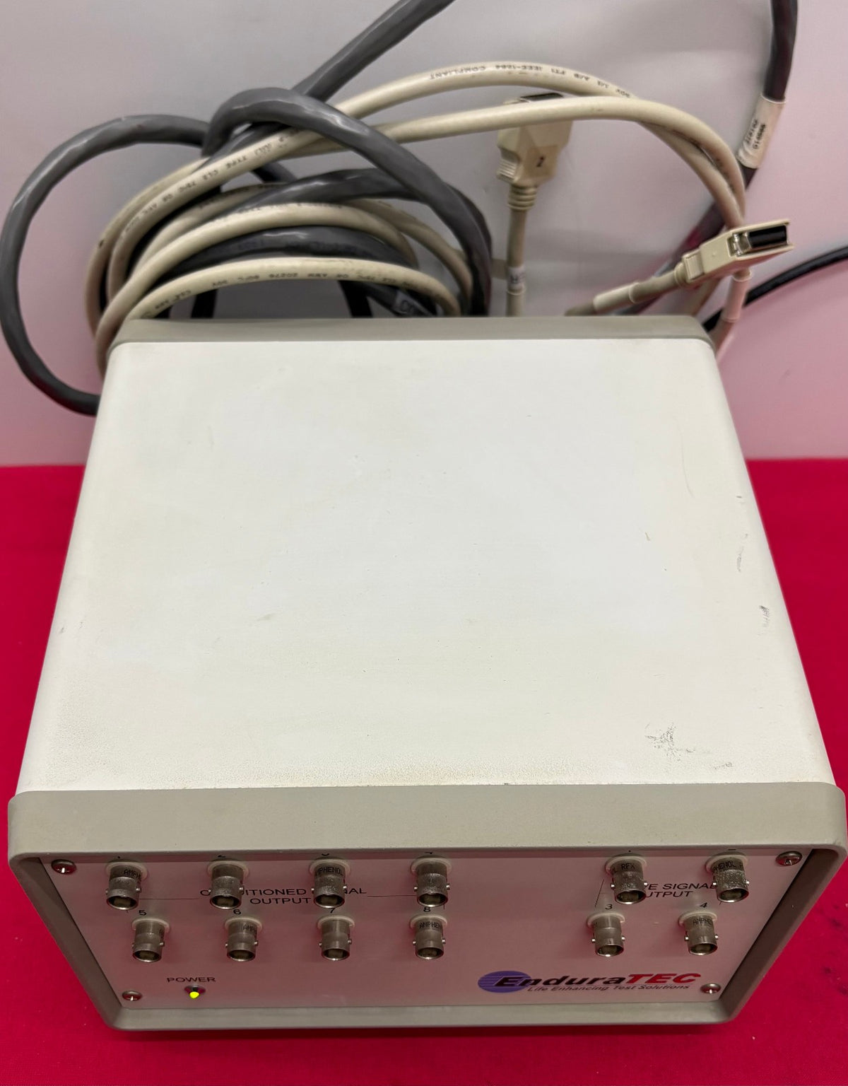 ENDURATEC 310326 8-CHANNEL SIGNAL CONDITIONING w/Cables