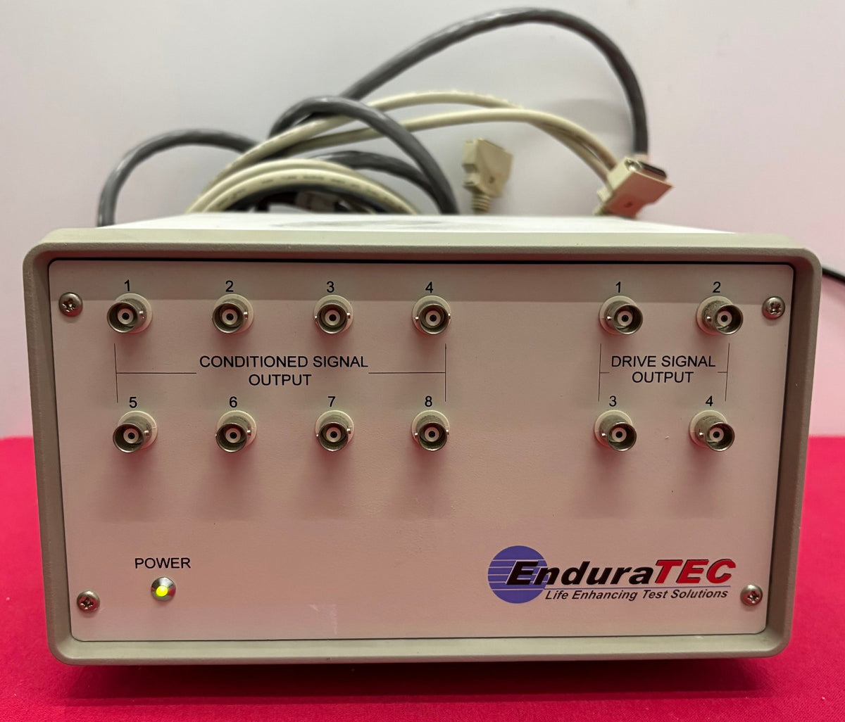 ENDURATEC 310326 8-CHANNEL SIGNAL CONDITIONING w/Cables