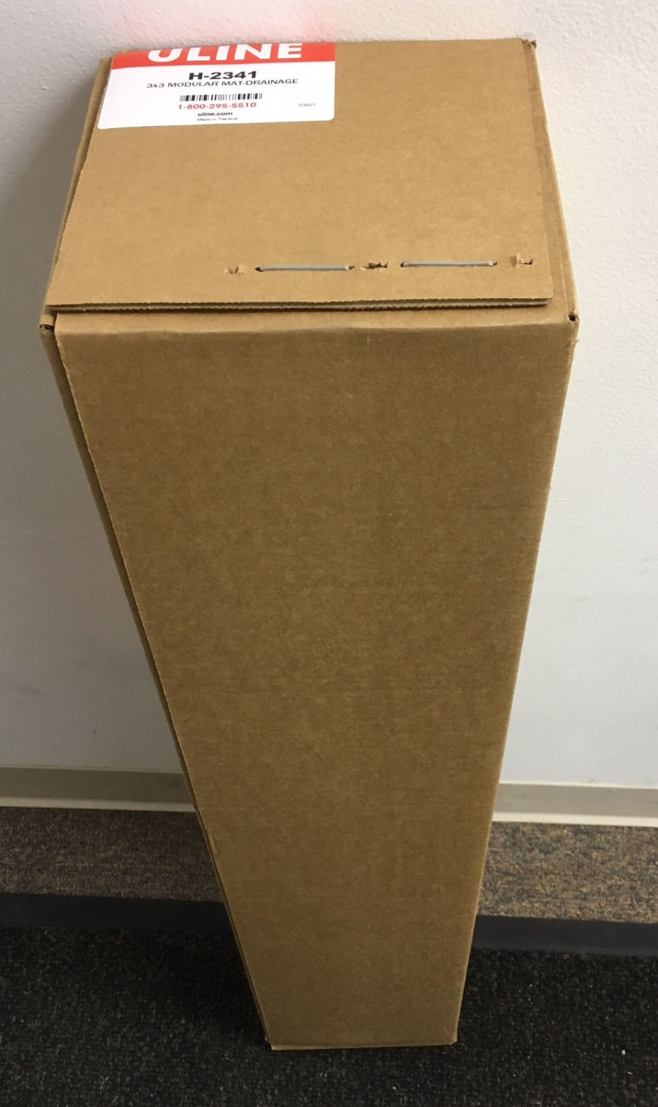 NEW ULINE H-2341 3' X 3' MODULAR MAT-DRAINAGE 3X3