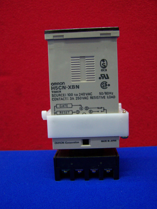 オムロン H5CN-XBN / H5CN タイマー 100 ~ 240VAC 50/60HZ