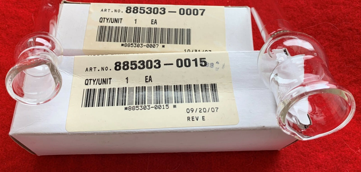 1 LOTE - Mortero y maja de vidrio Kontes de 7 ml con pico vertedor