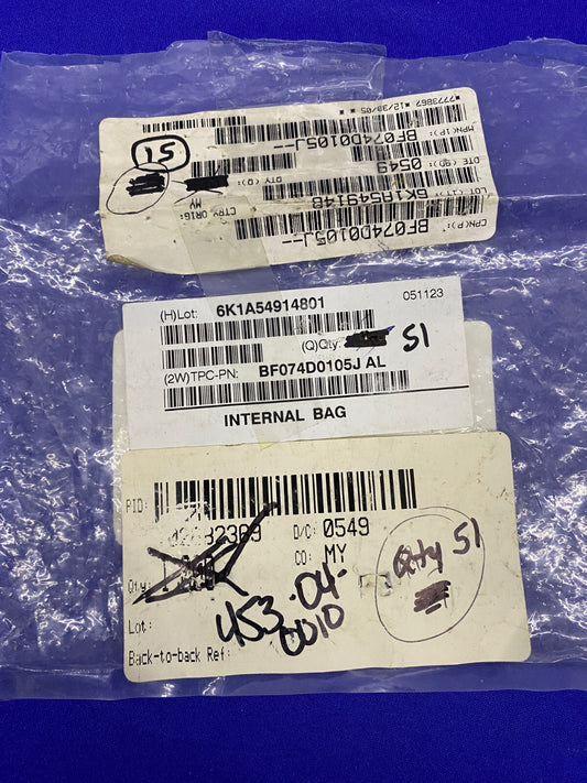 BF074D0105J FILMCONDENSATOREN 1UF 5% 63VDC RADIAAL - 1 VERPAKKINGSHOEVEELHEID 51