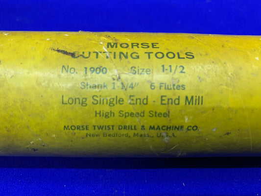 MORSE-DRAAIBOREN EN MACHINESNIJGEREEDSCHAP NR. 1900 LANGE ENKELE EINDE - EINDEFREES