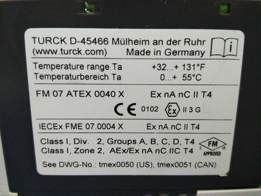 TURCK D-45466 BL20-2D0-R-C0 DIGITALES RELAIS-AUSGANG-SCHNITTSTELLENMODUL