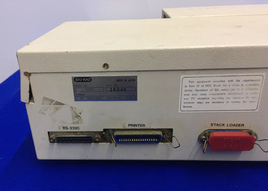 PARTS/REPAIR BIO-RAD 3550 MICROPLATE READER 110/120VAC 2AMP 50/60HZ