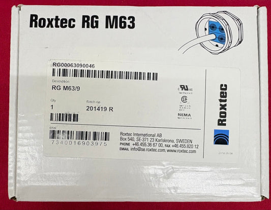 ROXTEC RG M63 RG M63/9 CABLE ENTRY SEAL RG00063090046