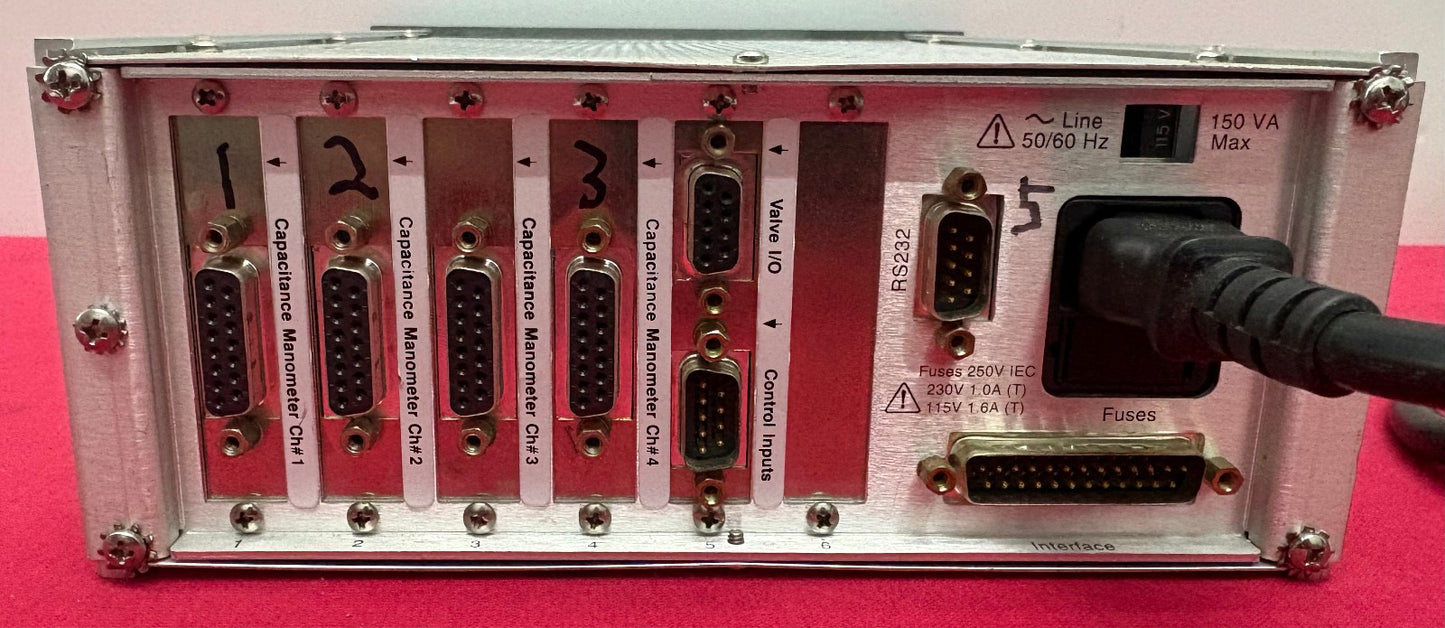 MKS 146C VACUUM GAUGE MEASUREMENT & CONTROL SYSTEM ITEM IS PARTS/REPAIR